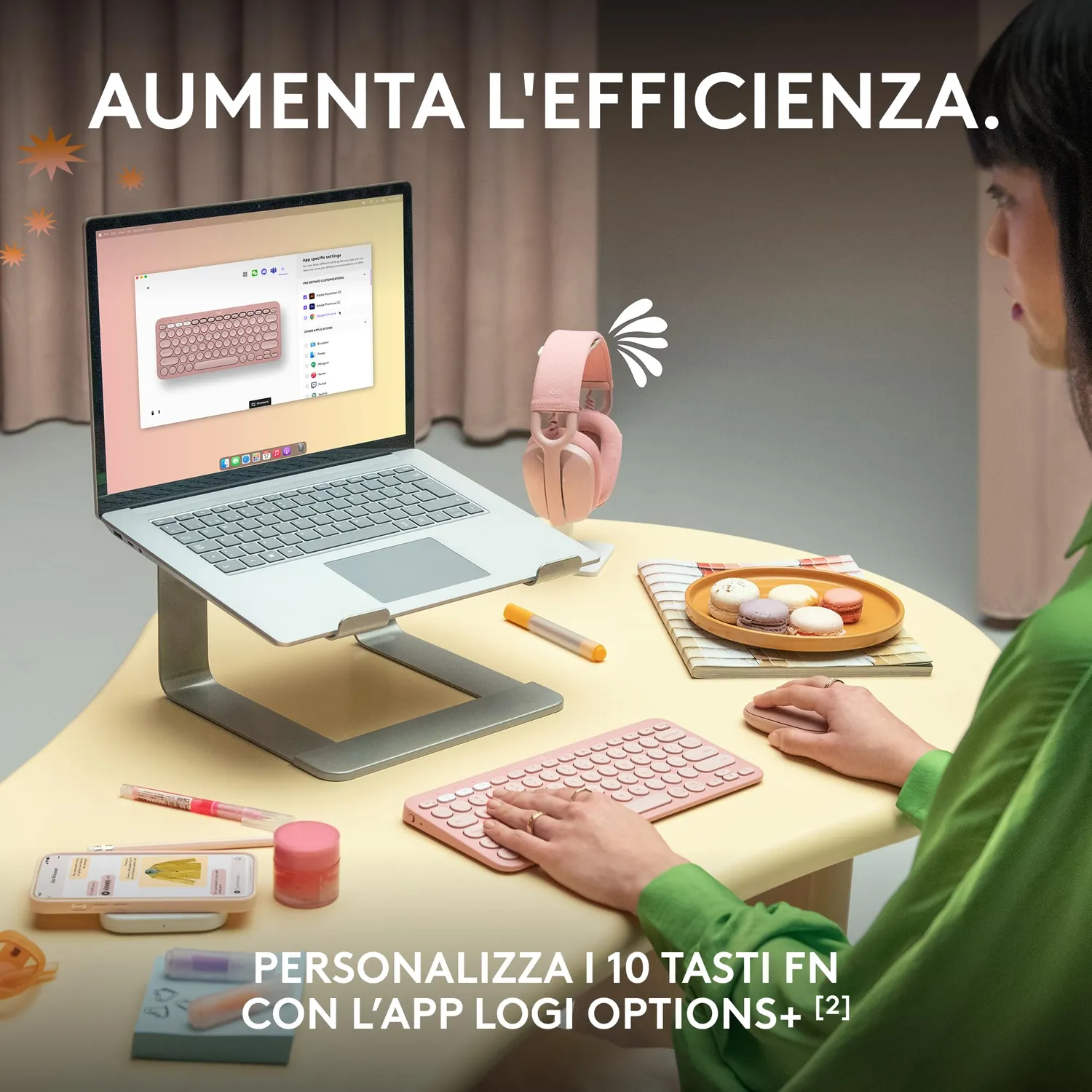 Logitech Pebble Keys 2 K380s tastiera bluetooth grafite