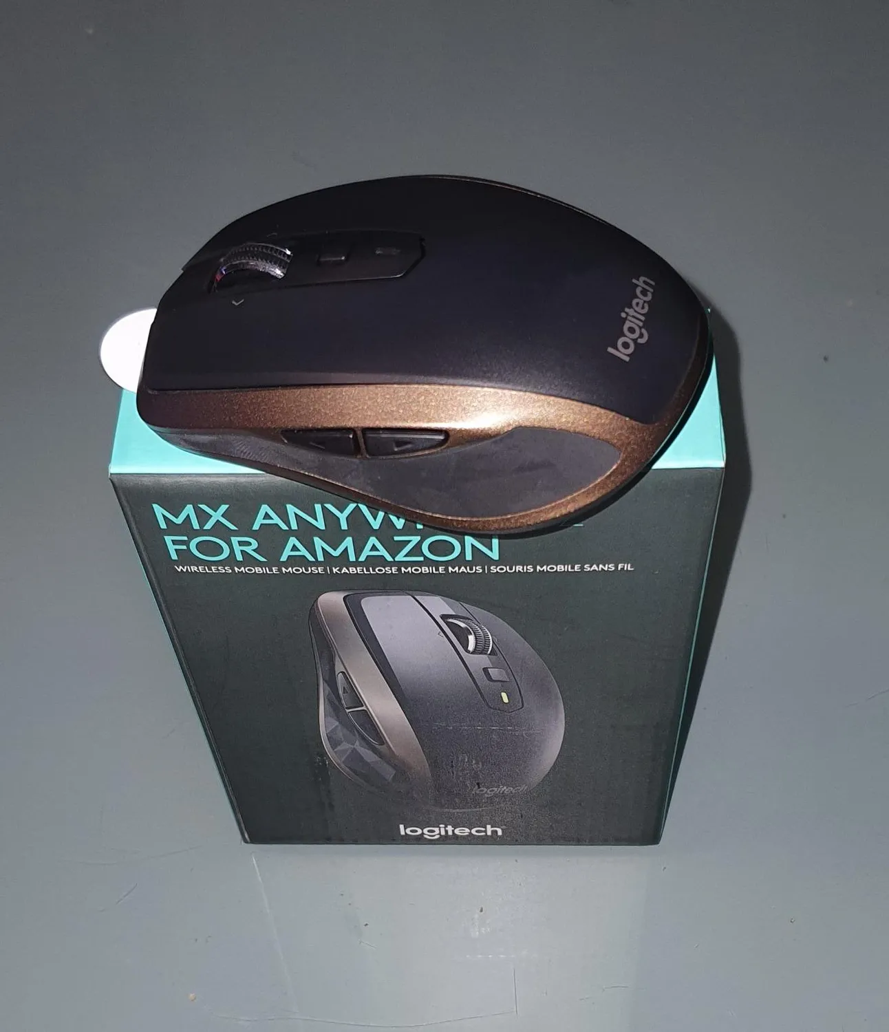 Logitech MX Anywhere 2 mouse wireless grigio Bluetooth