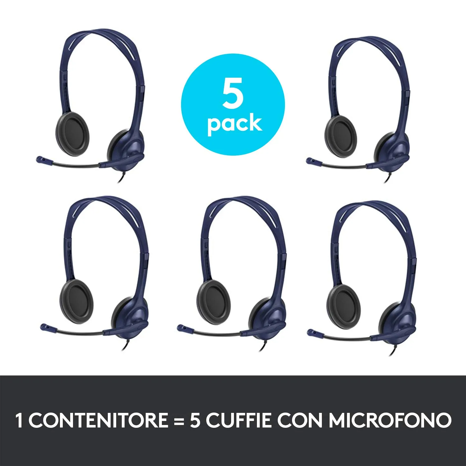 Logitech H111 headset stereo education jack 3,5 mm