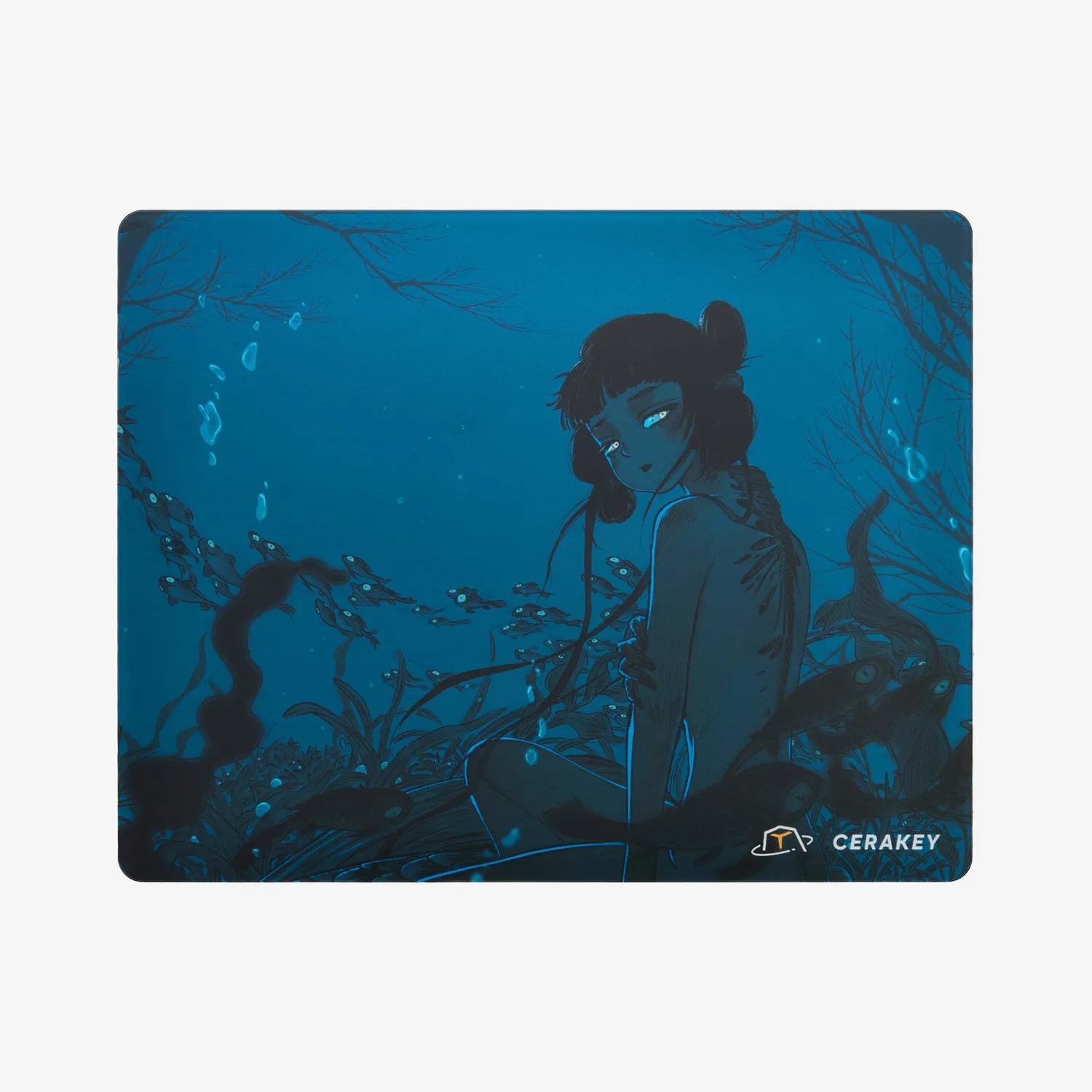 Cerakey X San Yan Erlang Red Dragon tappetino mouse vetro