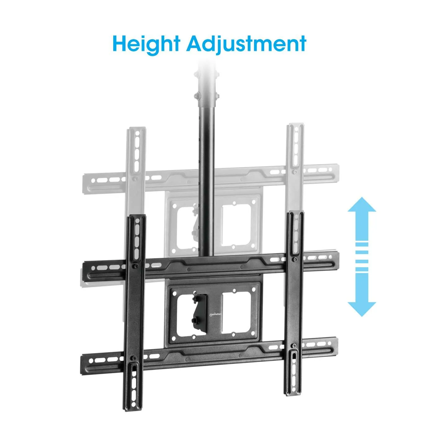 Manhattan supporto TV a soffitto 37-80" full-motion 50 kg