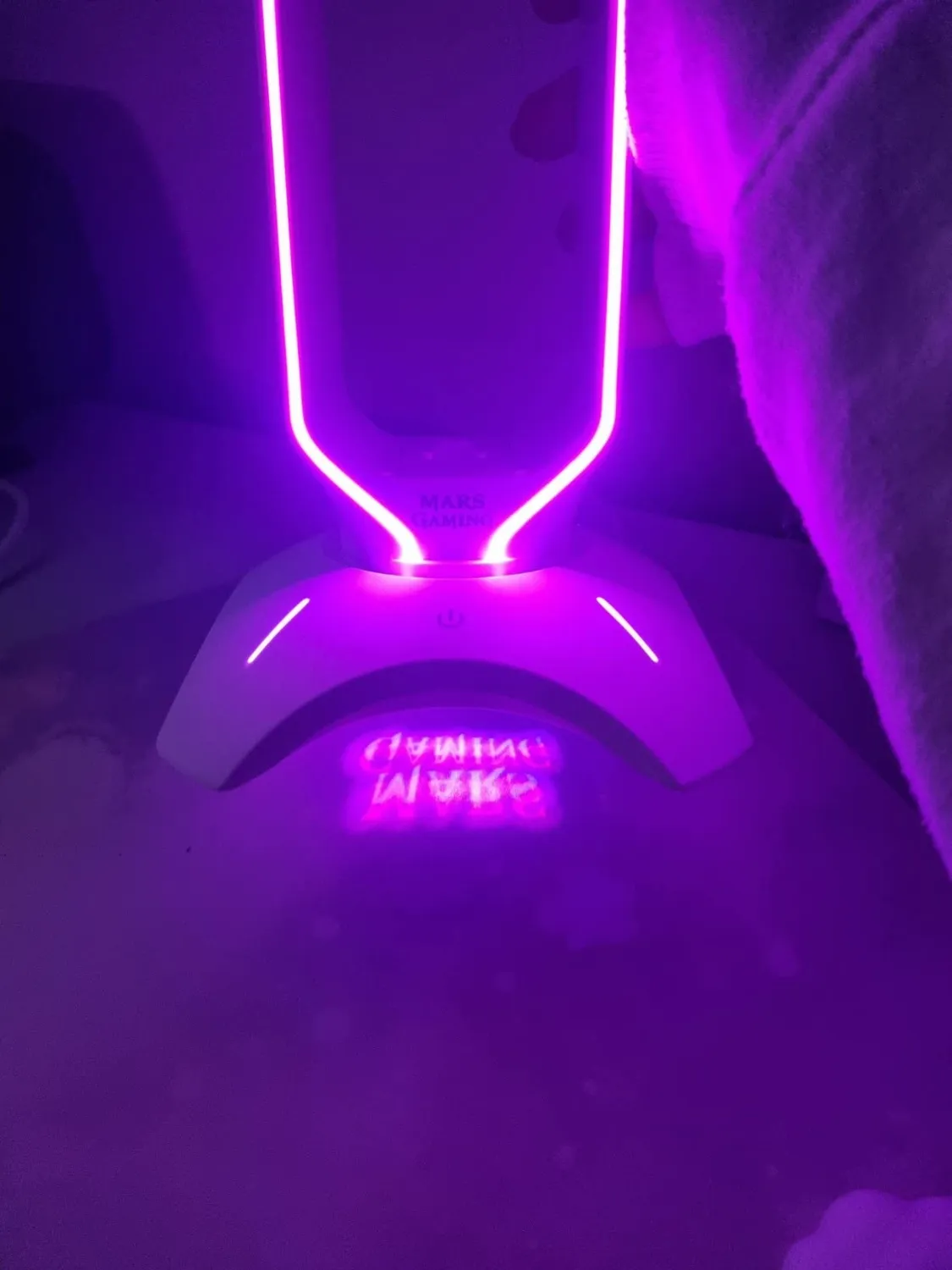 Mars Gaming MHHPRO supporto cuffie gaming bianco RGB