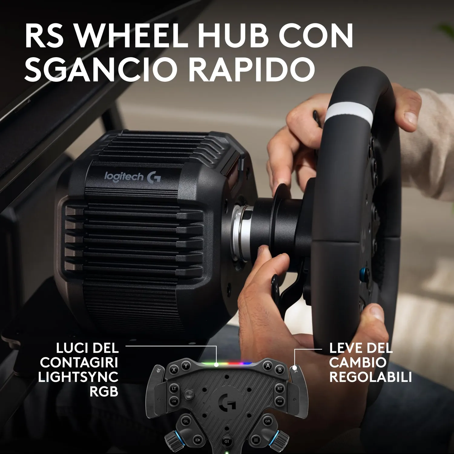 Logitech G RS50 Xbox volante da corsa direct drive 8 Nm