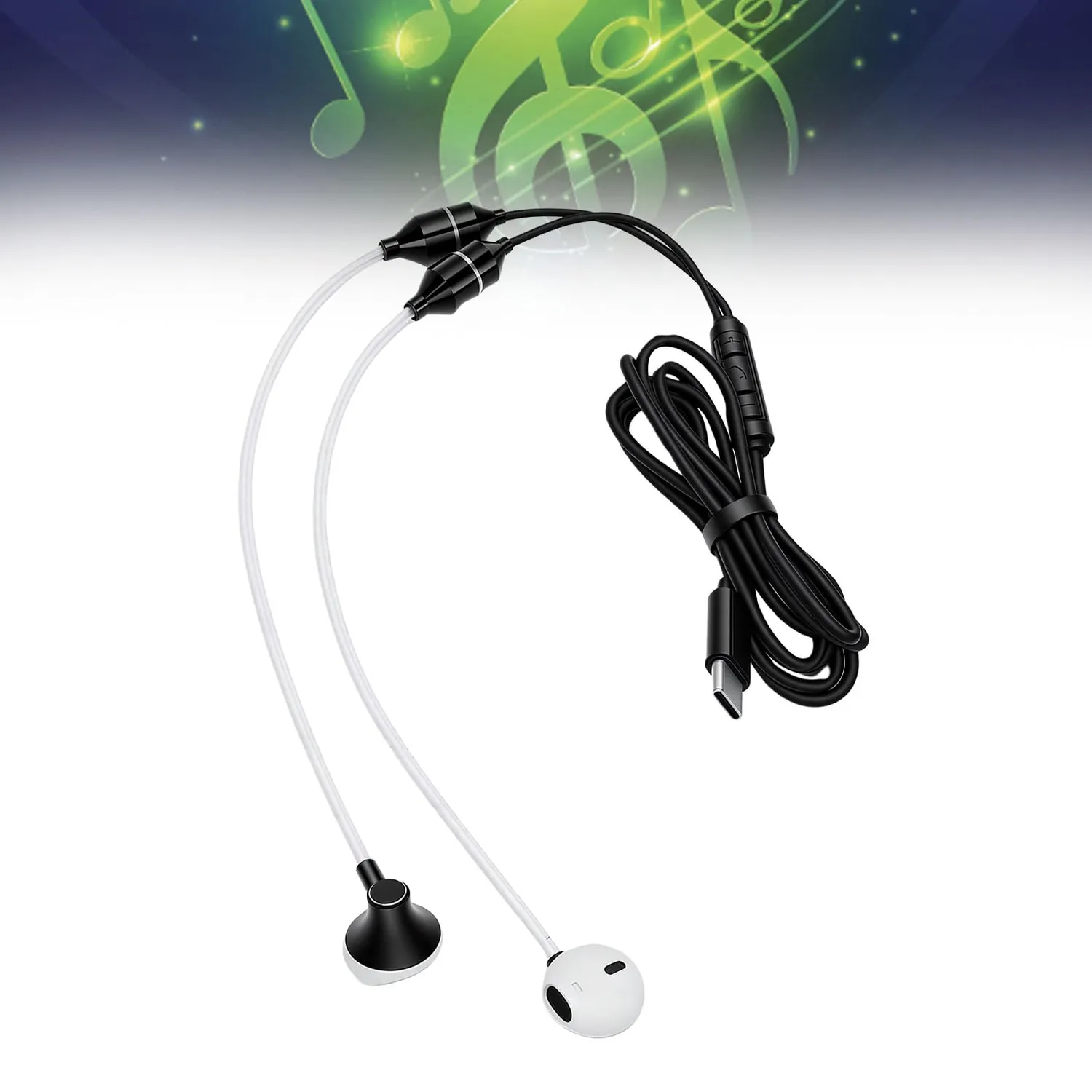 Zunate Auricolari Filo USB-C Air Tube 1.5m Alluminio