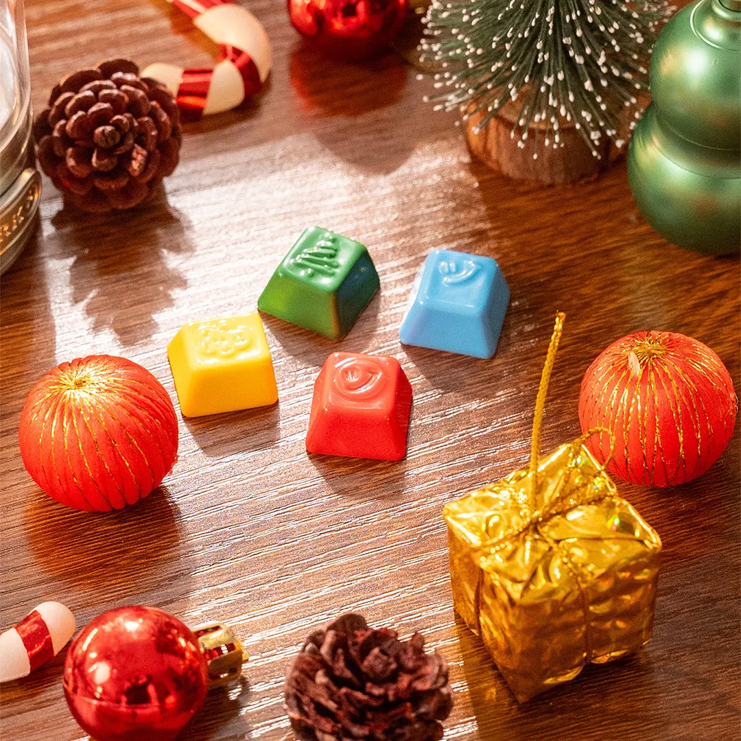 Cerakey Christmas V3 set keycap in ceramica natalizio