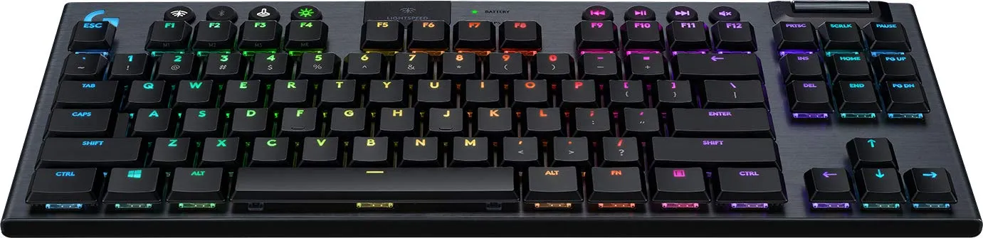 Logitech G915 TKL tastiera gaming wireless switch tattili