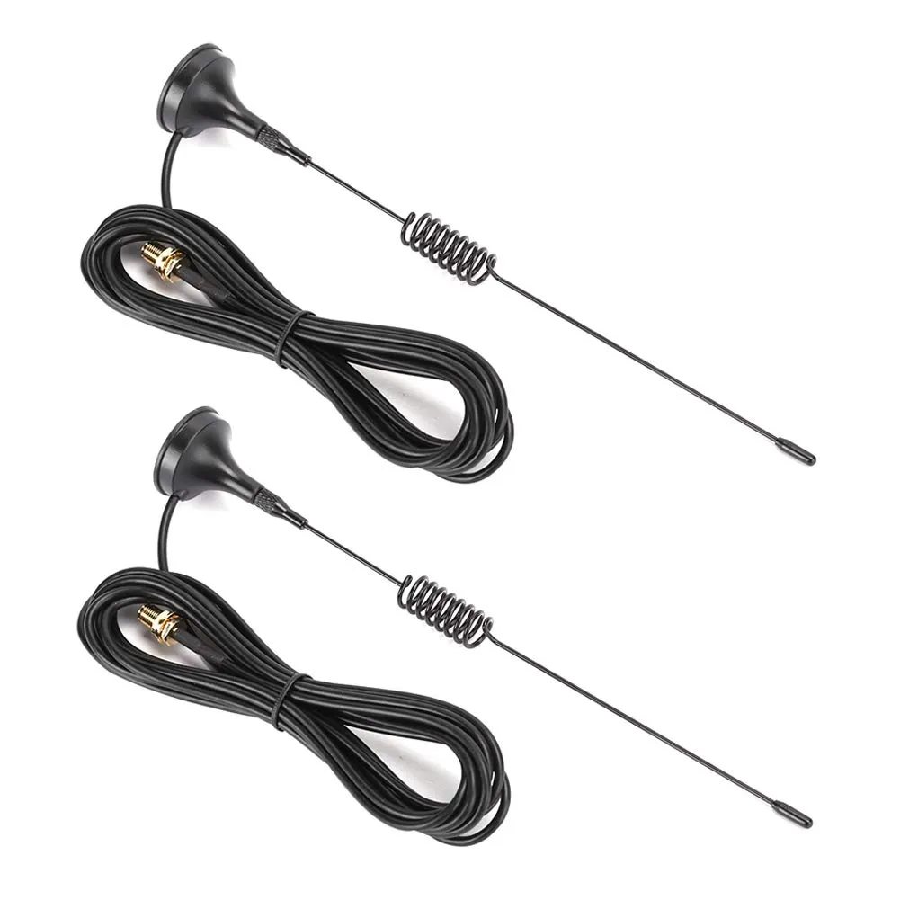 Zunate antenne walkie talkie magnetica auto UHF VHF 2 pezzi SMA-F
