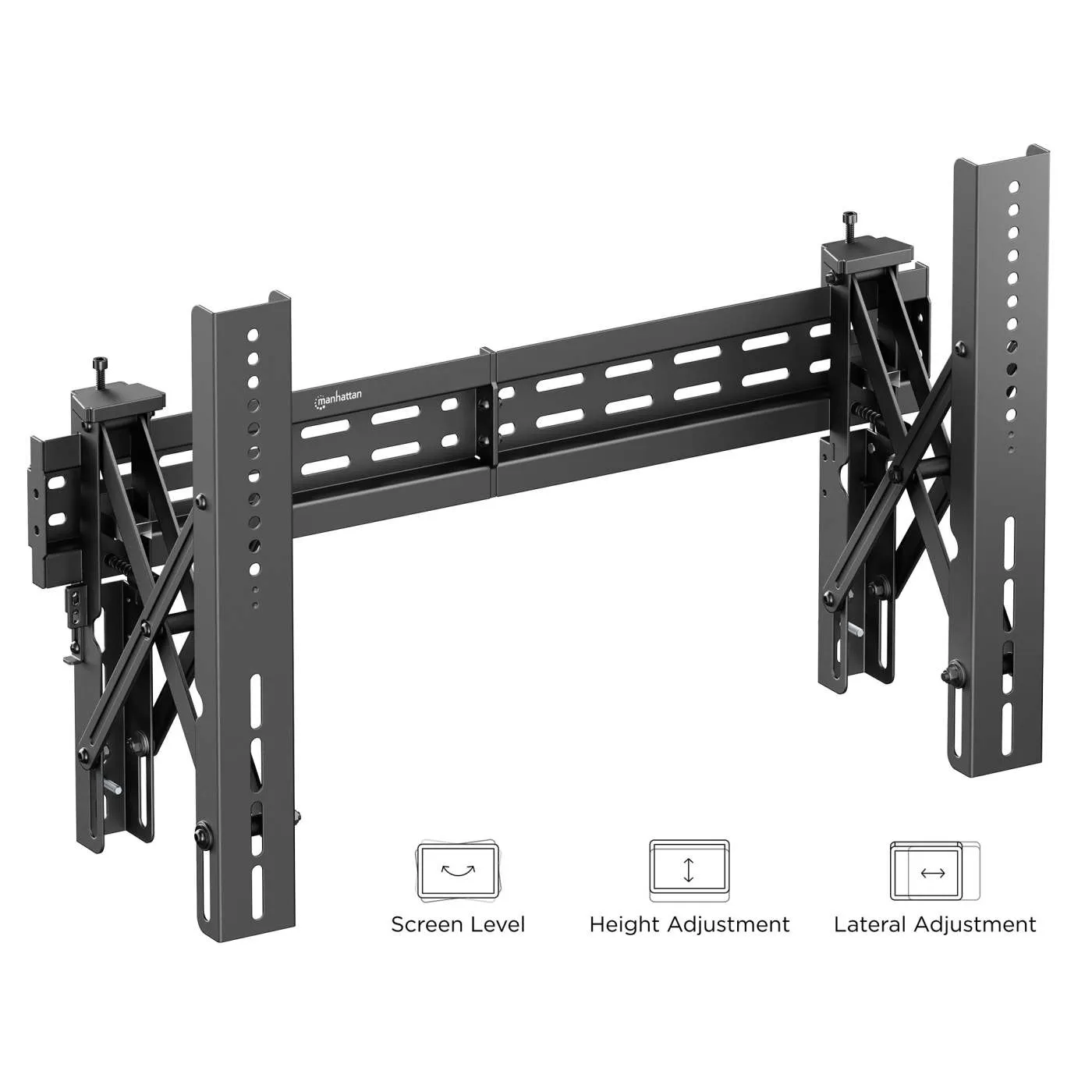 Manhattan Supporto Video Wall Pop-Out Tilt fino a 70kg