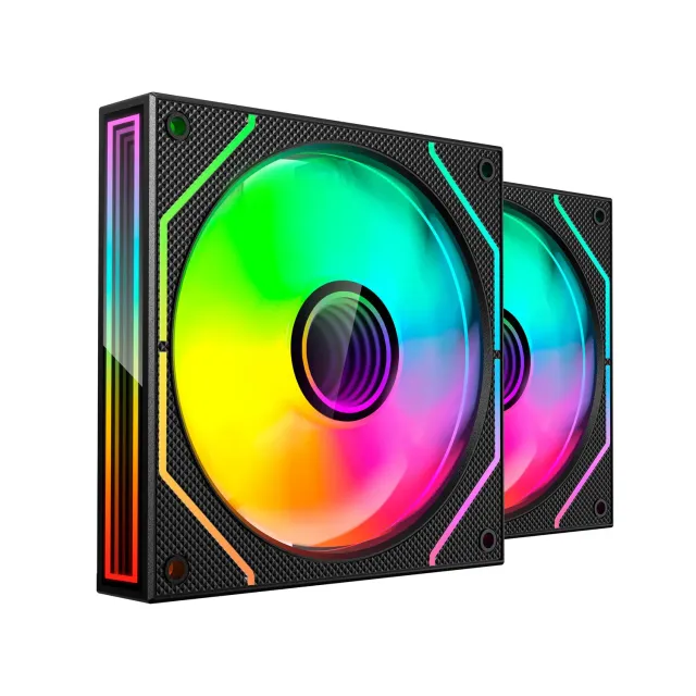 Mars Gaming MF-3DPROX2 ventole PC 120mm nere ARGB 2 pezzi