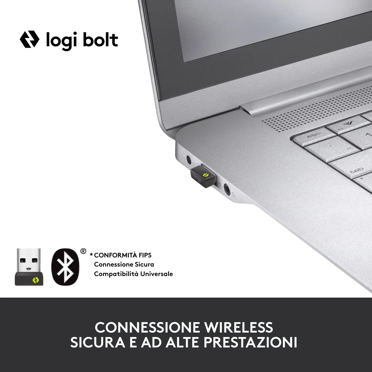 Logitech MX Keys for Business tastiera wireless ITA retroilluminata