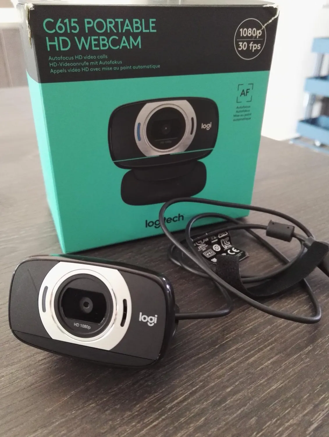 Logitech C615 webcam Full HD 1080p autofocus