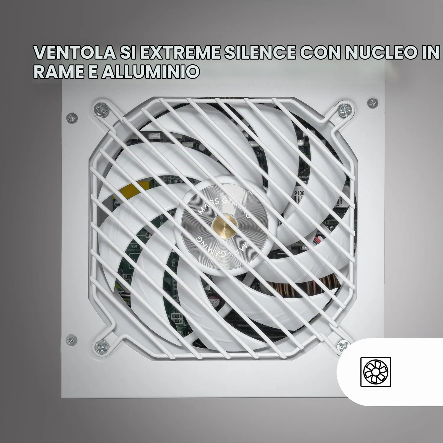 Mars Gaming MPB850SIW alimentatore ATX 850W bianco Bronze