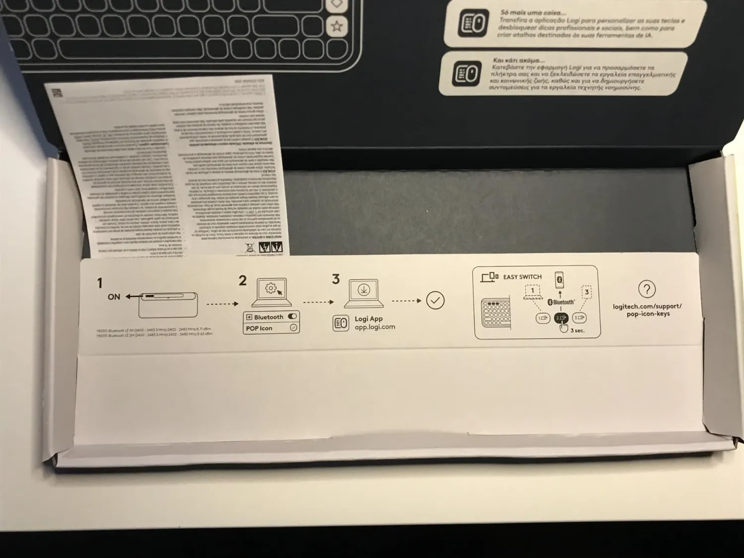 Logitech POP Icon Keys Tastiera Bluetooth Grafite ITA QWERTY