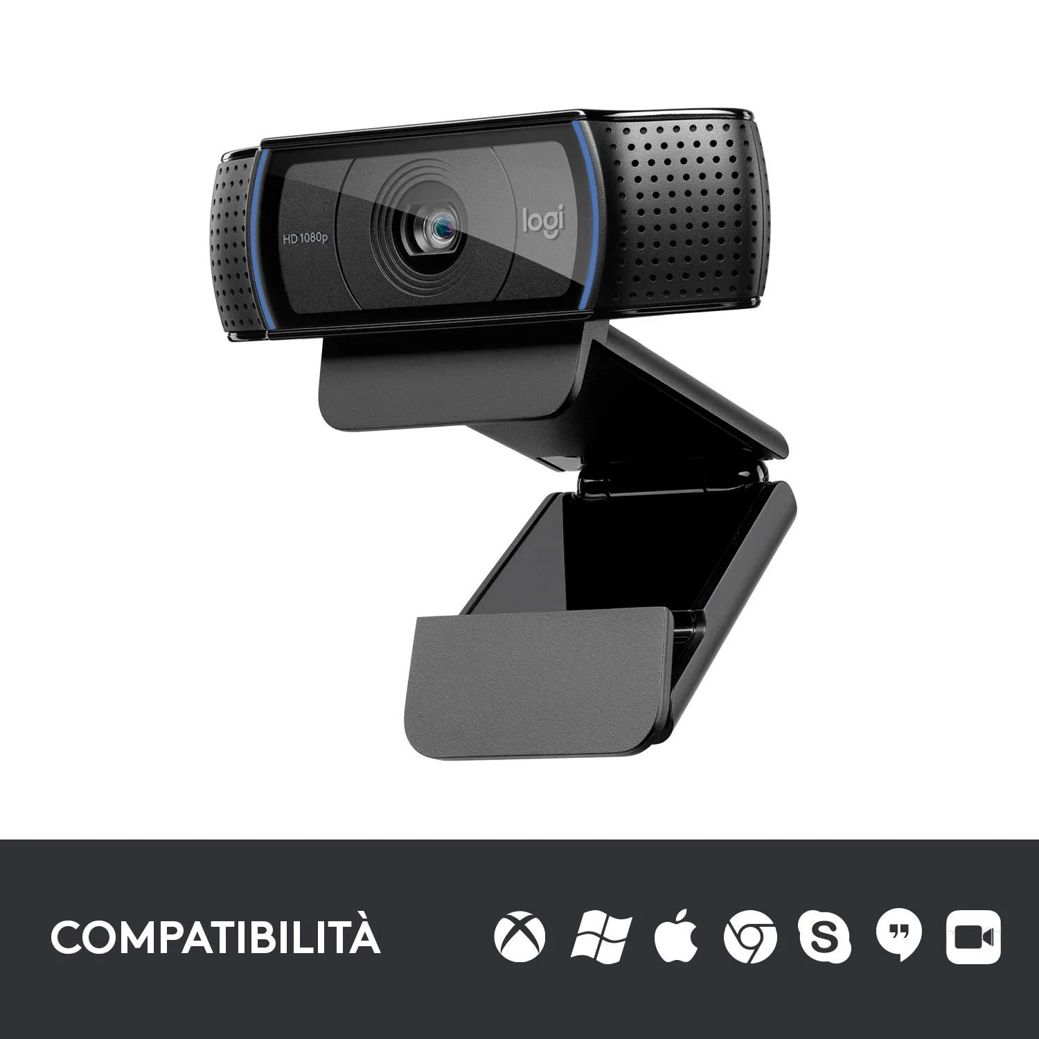 Logitech C920 HD Pro Webcam Full HD USB autofocus