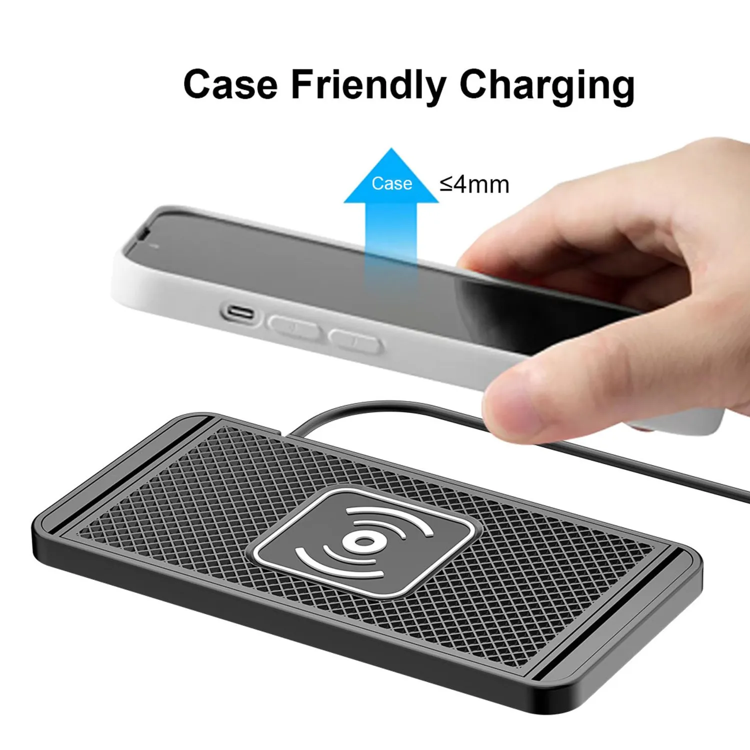 Zunate tappetino ricarica wireless auto 20W magnetico