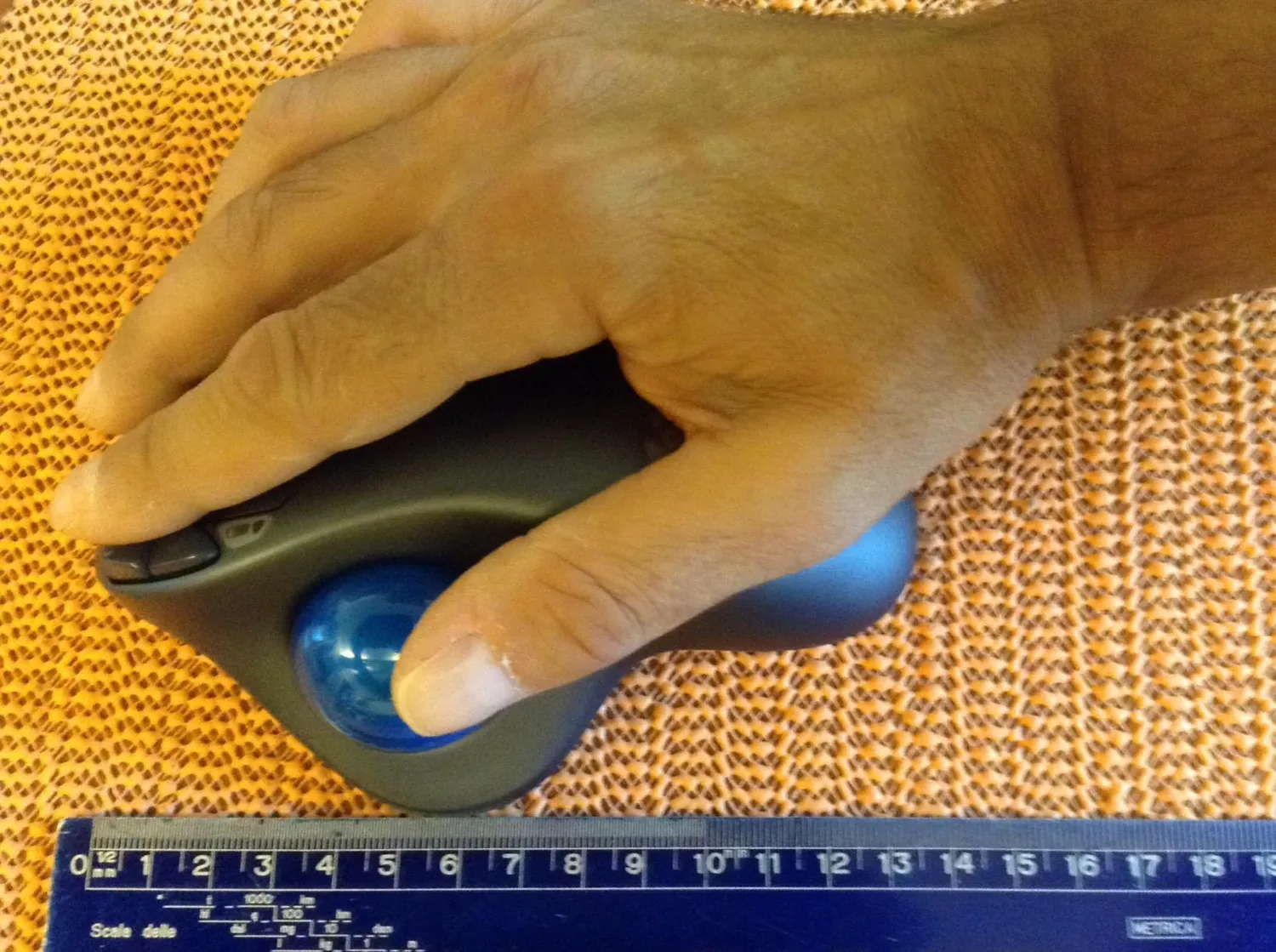 Logitech M570 mouse trackball wireless nero