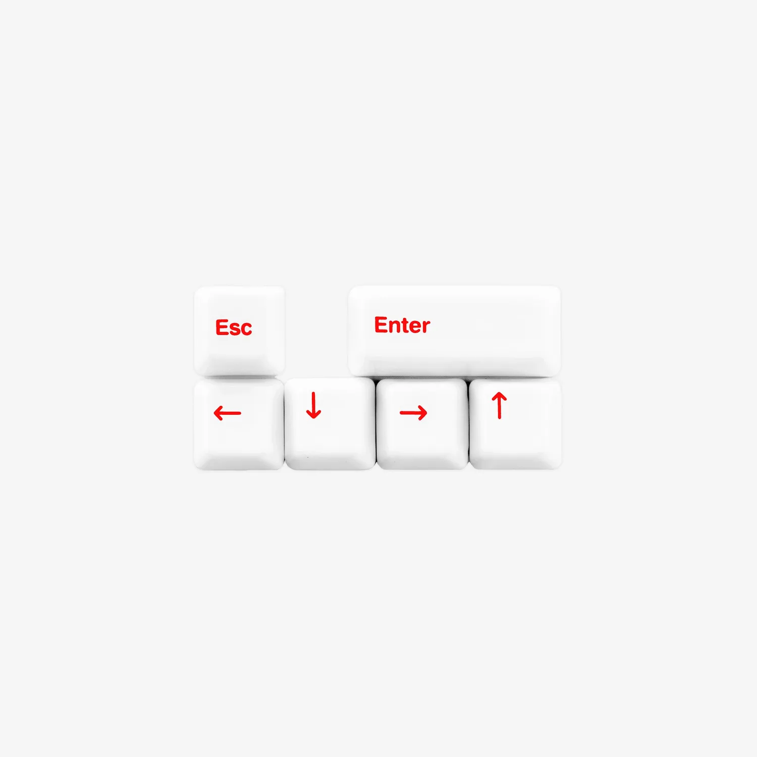 Cerakey D Set-Add tasti ceramica White Blank aggiuntivi