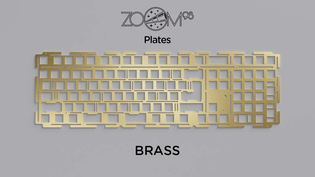 CoffeeKeys Zoom98 plate PC per tastiera rigida