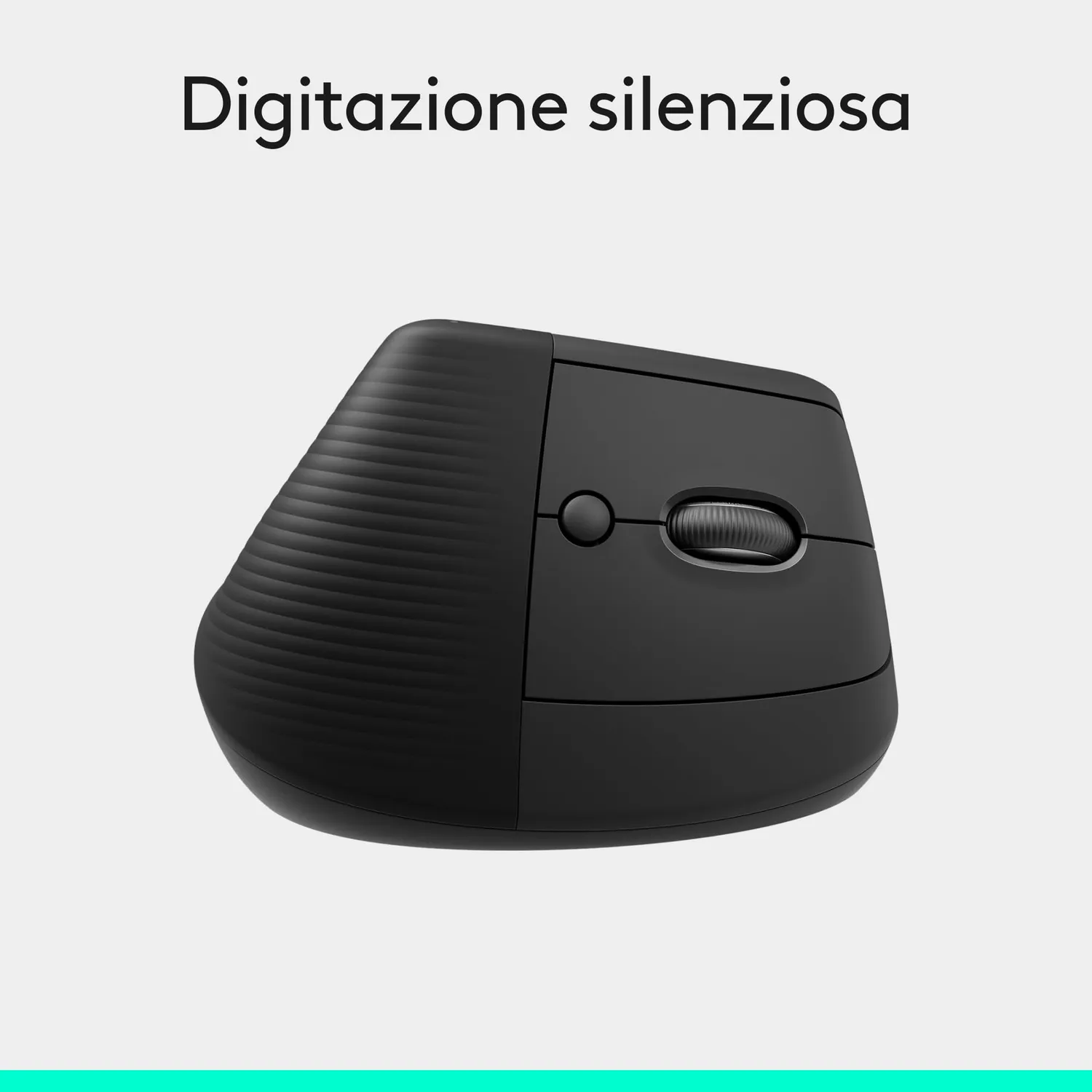 Logitech Lift mouse verticale grigio ergonomico 57°