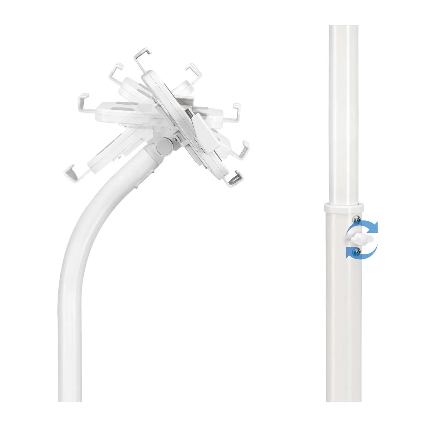 Manhattan Supporto Tablet da Pavimento 7,9-11 Pollici Bianco