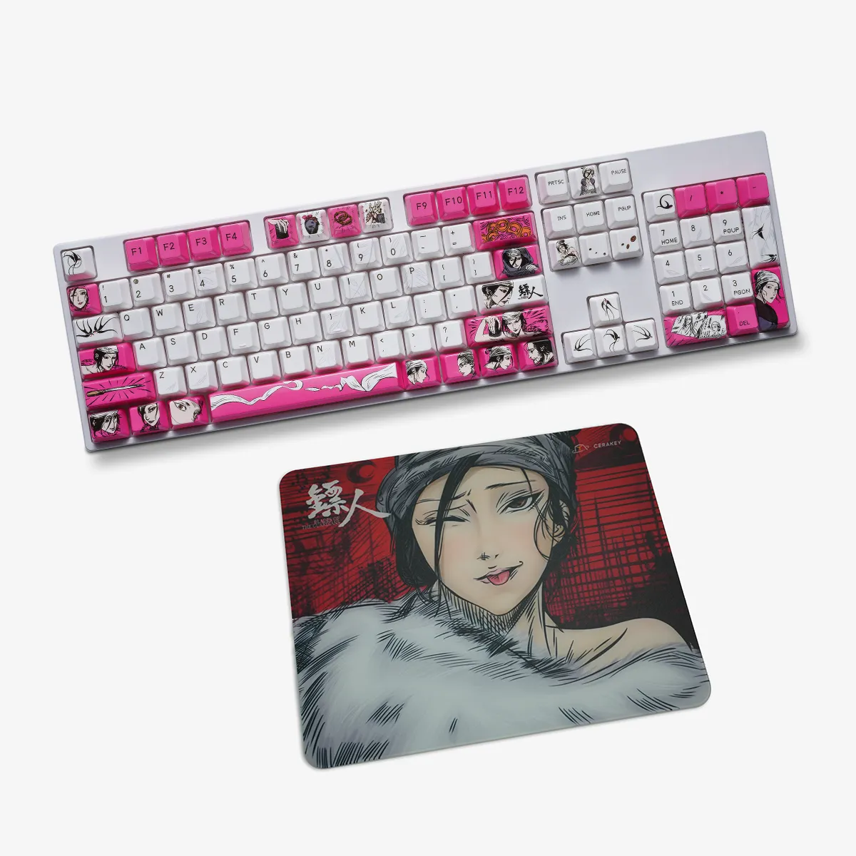 Cerakey Blades Guardians bundle keycap ceramica + vetro Dao Ma