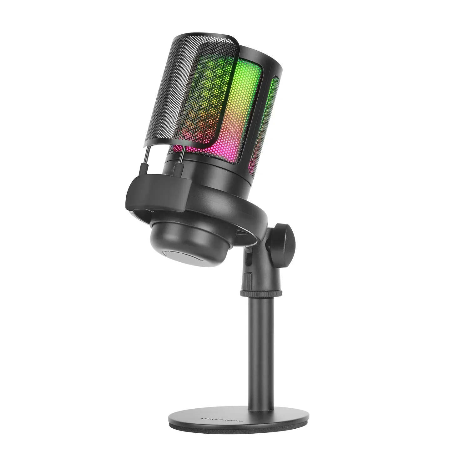 Mars Gaming MMICW Microfono USB Gaming RGB Bianco