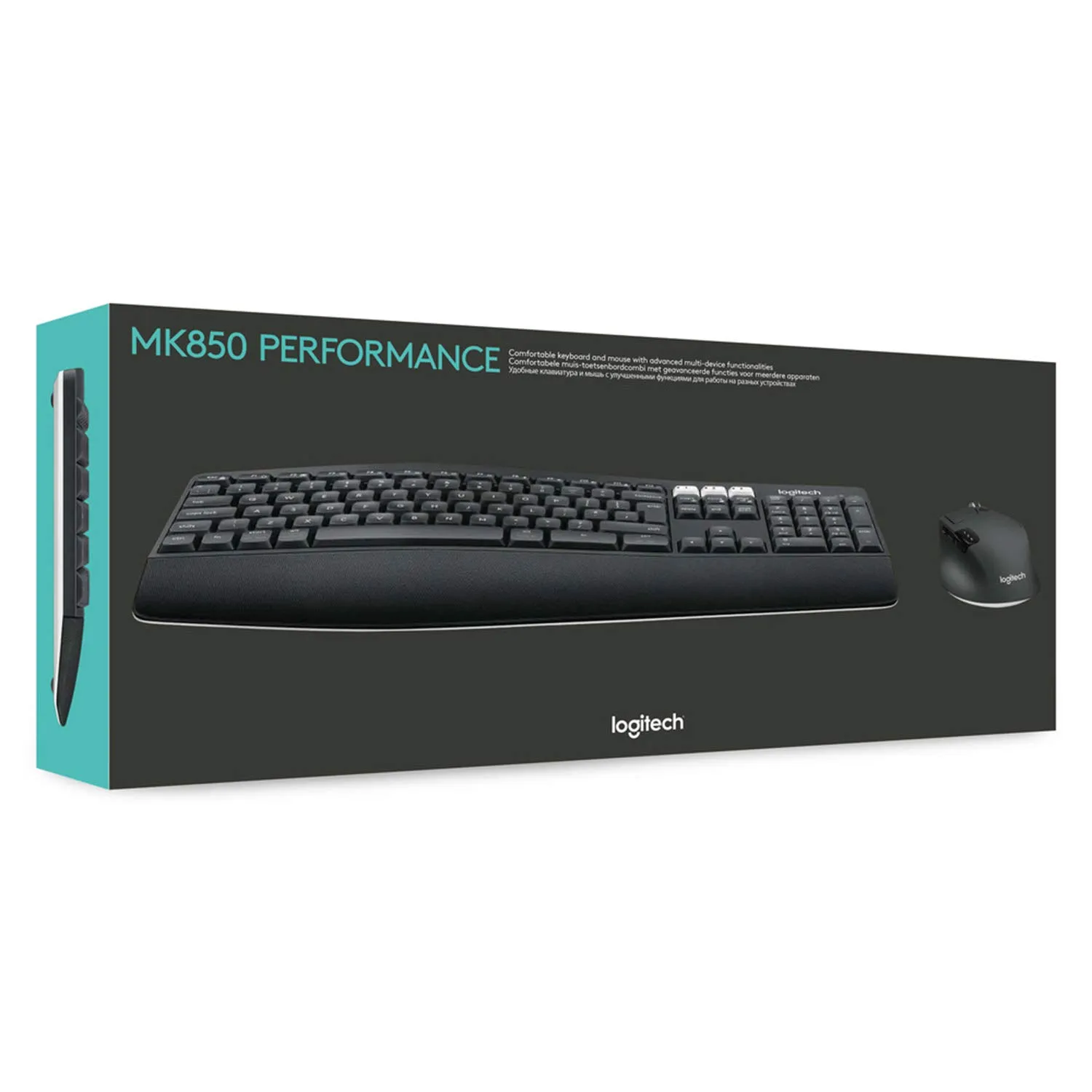 Logitech MK850 Kit Tastiera e Mouse Wireless Nero ITA