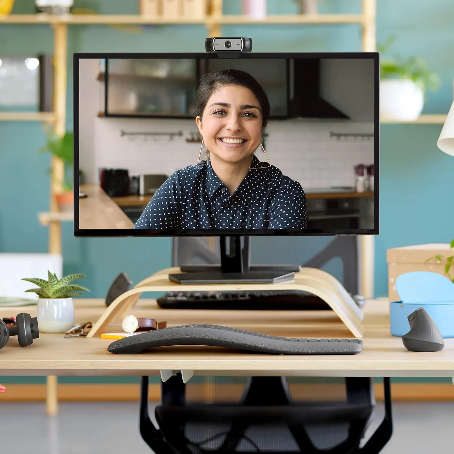Logitech C930E Business Webcam HD Nero grandangolo 90°