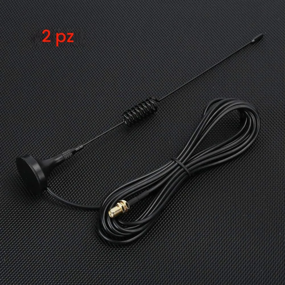 Zunate antenne walkie talkie magnetica auto UHF VHF 2 pezzi SMA-F