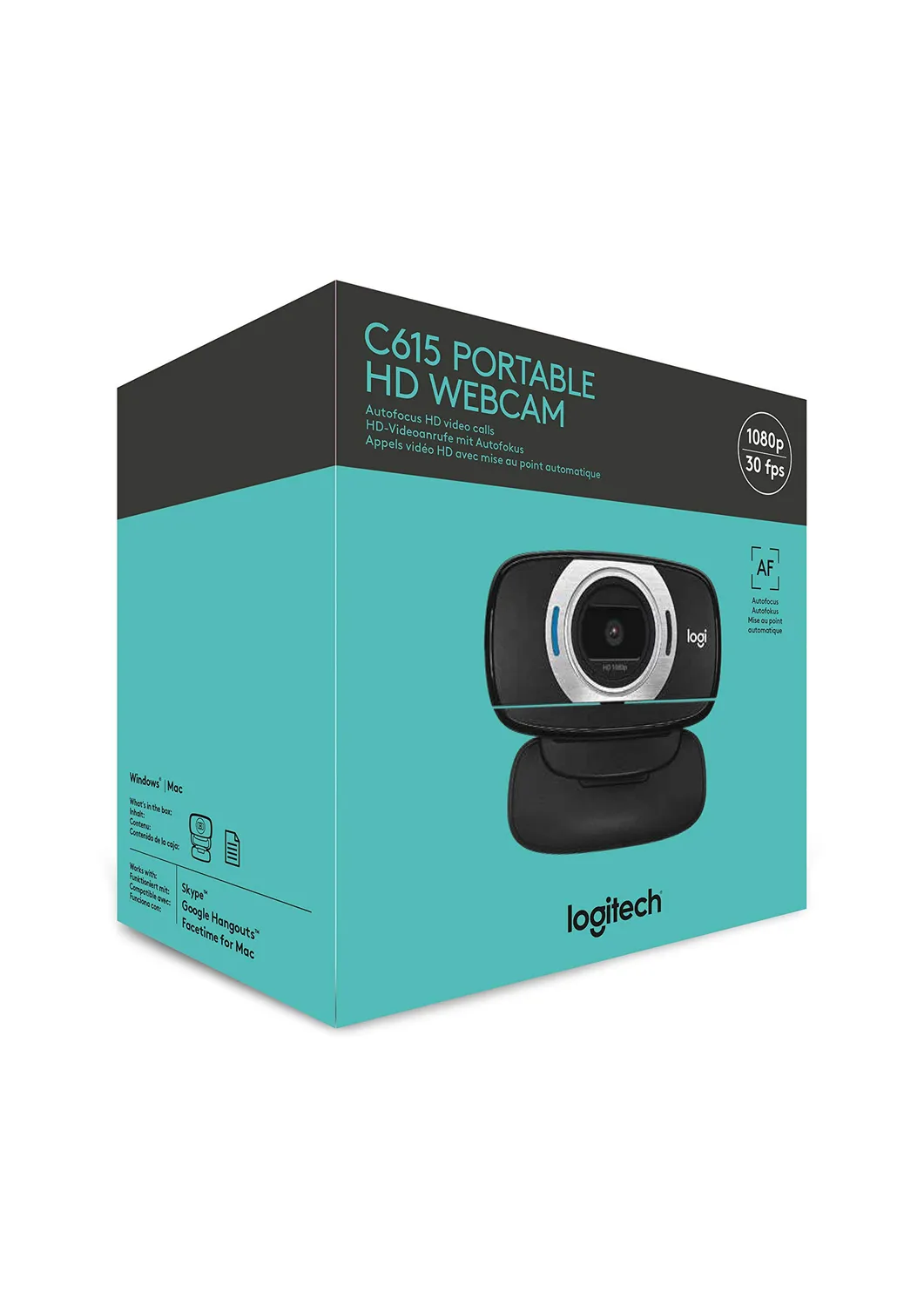 Logitech C615 webcam Full HD 1080p autofocus