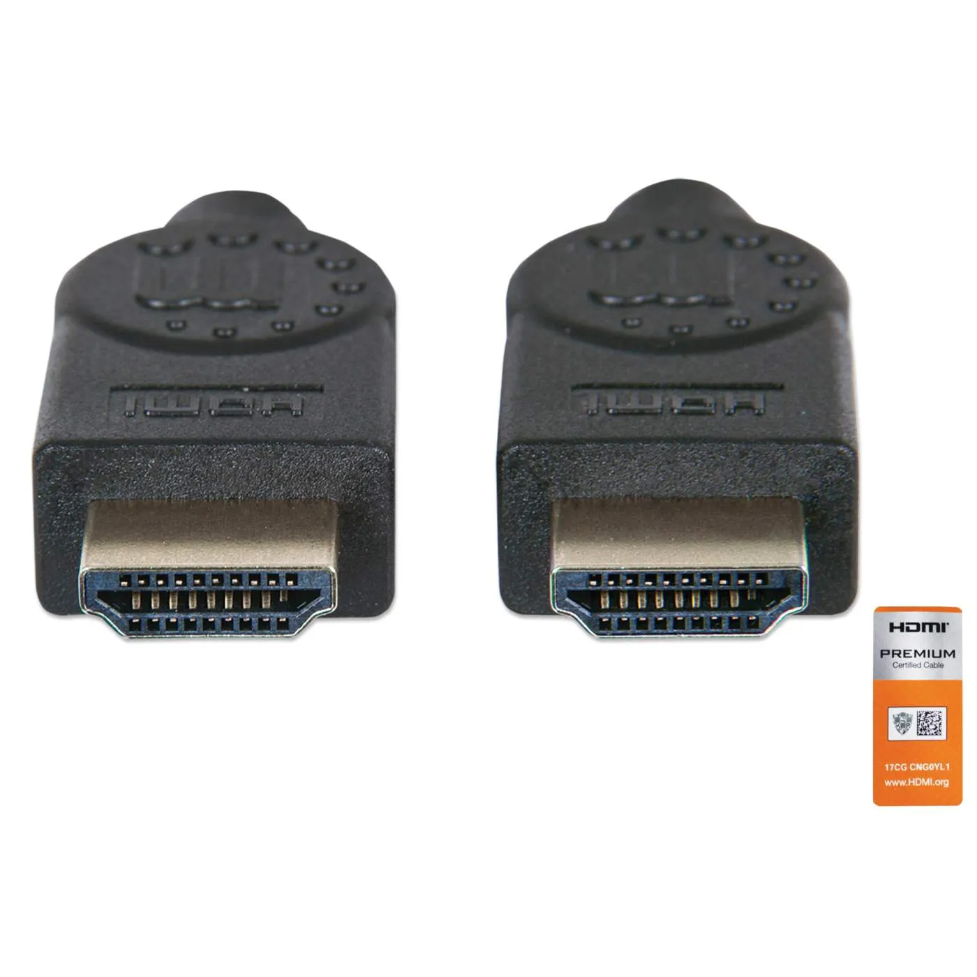 Manhattan Cavo HDMI 4K 1m Nero Premium 18 Gbps