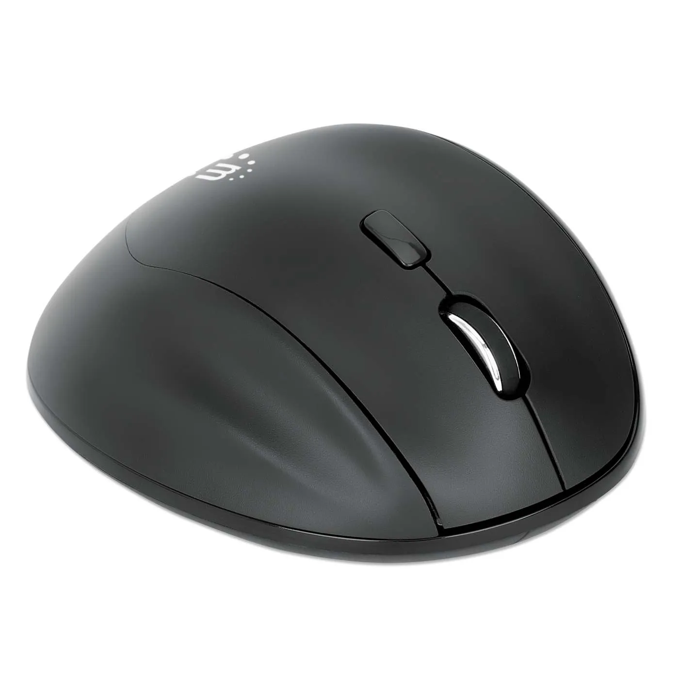Manhattan Ergonomic Mouse Wireless 1600 DPI Nero