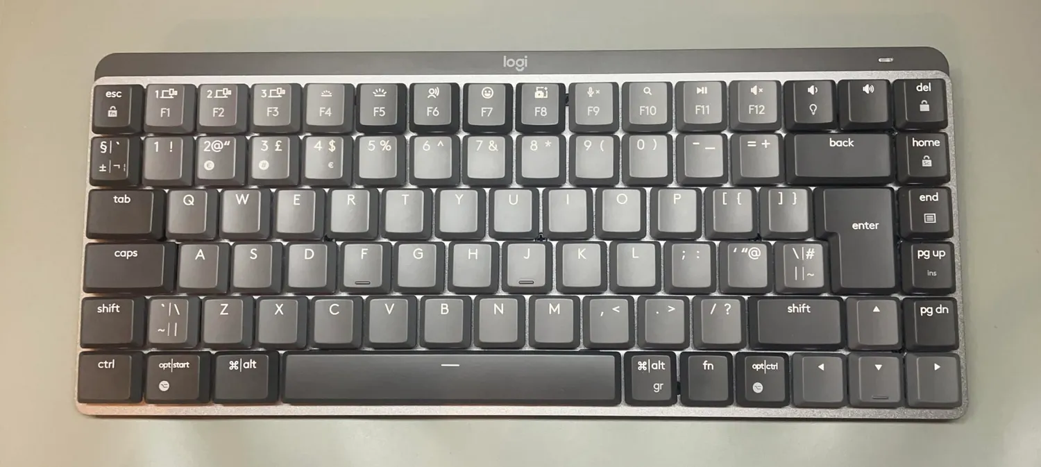 Logitech MX Mechanical Mini tastiera wireless Compatto UK retroilluminata