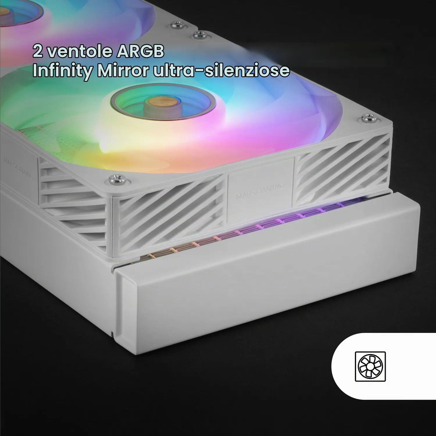 Mars Gaming ML-VISIONPRO240 Dissipatore Liquido 240 Bianco