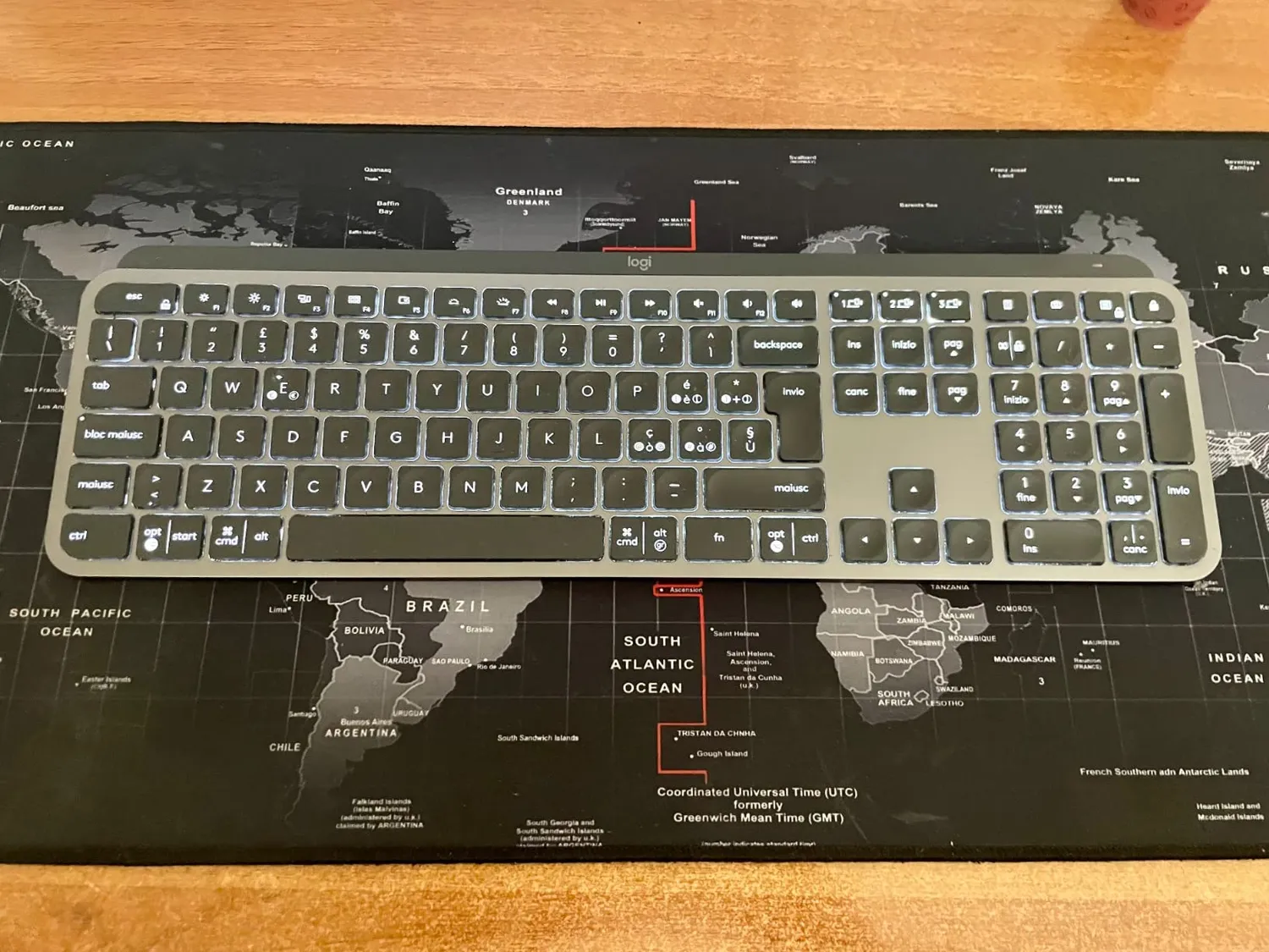 Logitech MX Keys tastiera wireless grafite retroilluminata ITA