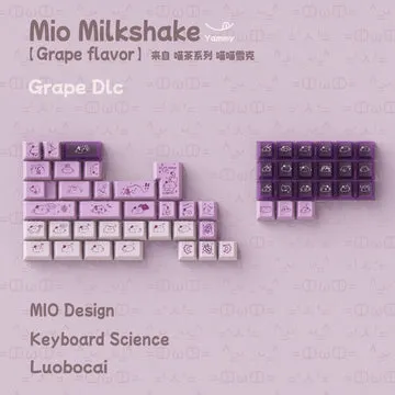 KBS Mio Milkshake keycap viola profilo Cherry