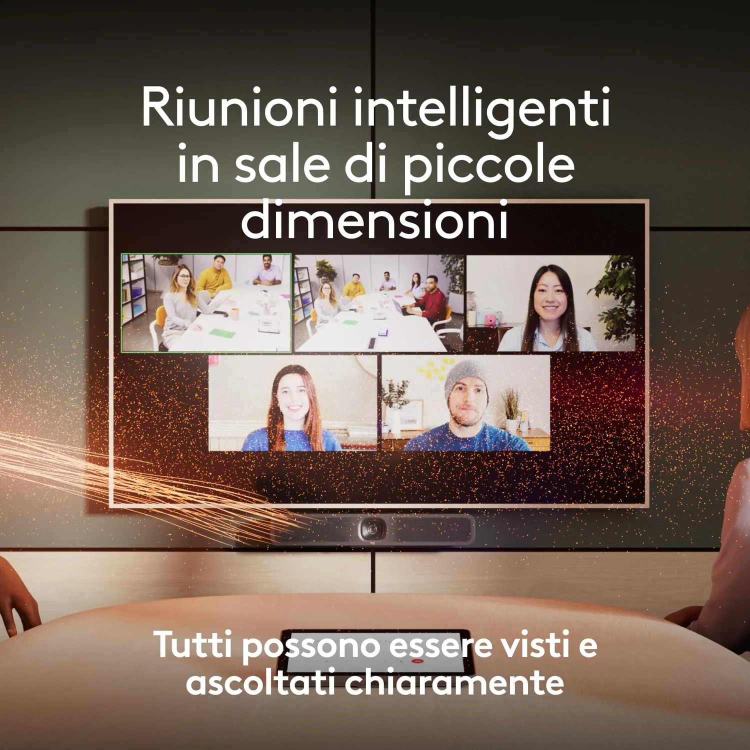 Logitech MeetUp 2 videocamera conferenze USB 4K