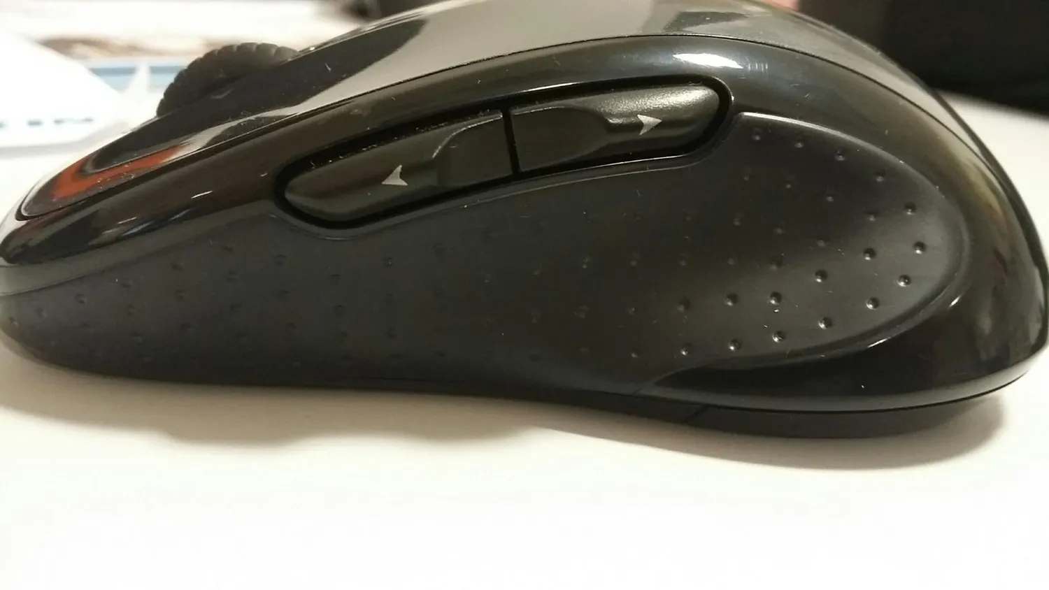 Logitech M510 mouse wireless laser ergonomico grigio