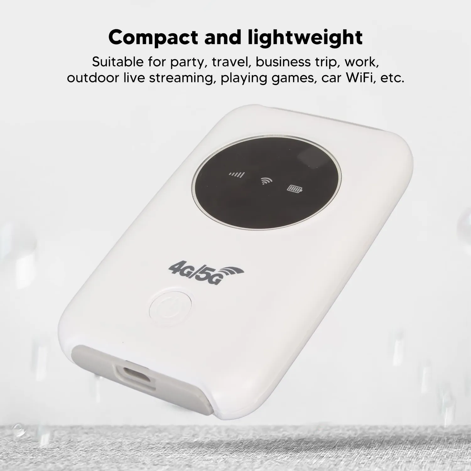 Zunate Hotspot WiFi Portatile 4G LTE Router 300 Mbps 10 Dispositivi