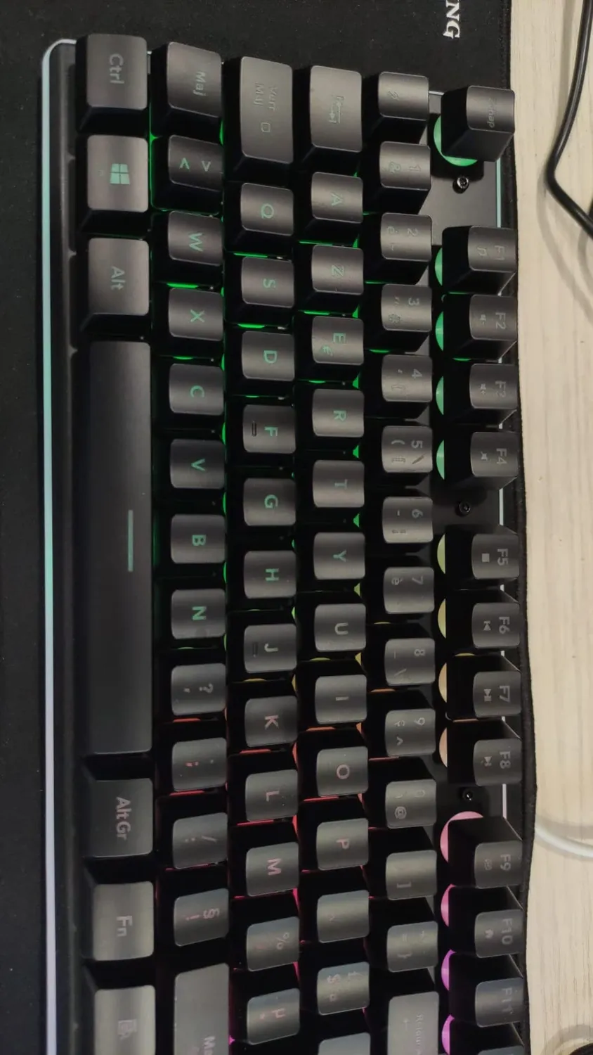 Mars Gaming MCPXBFR combo tastiera mouse tappetino FR nero