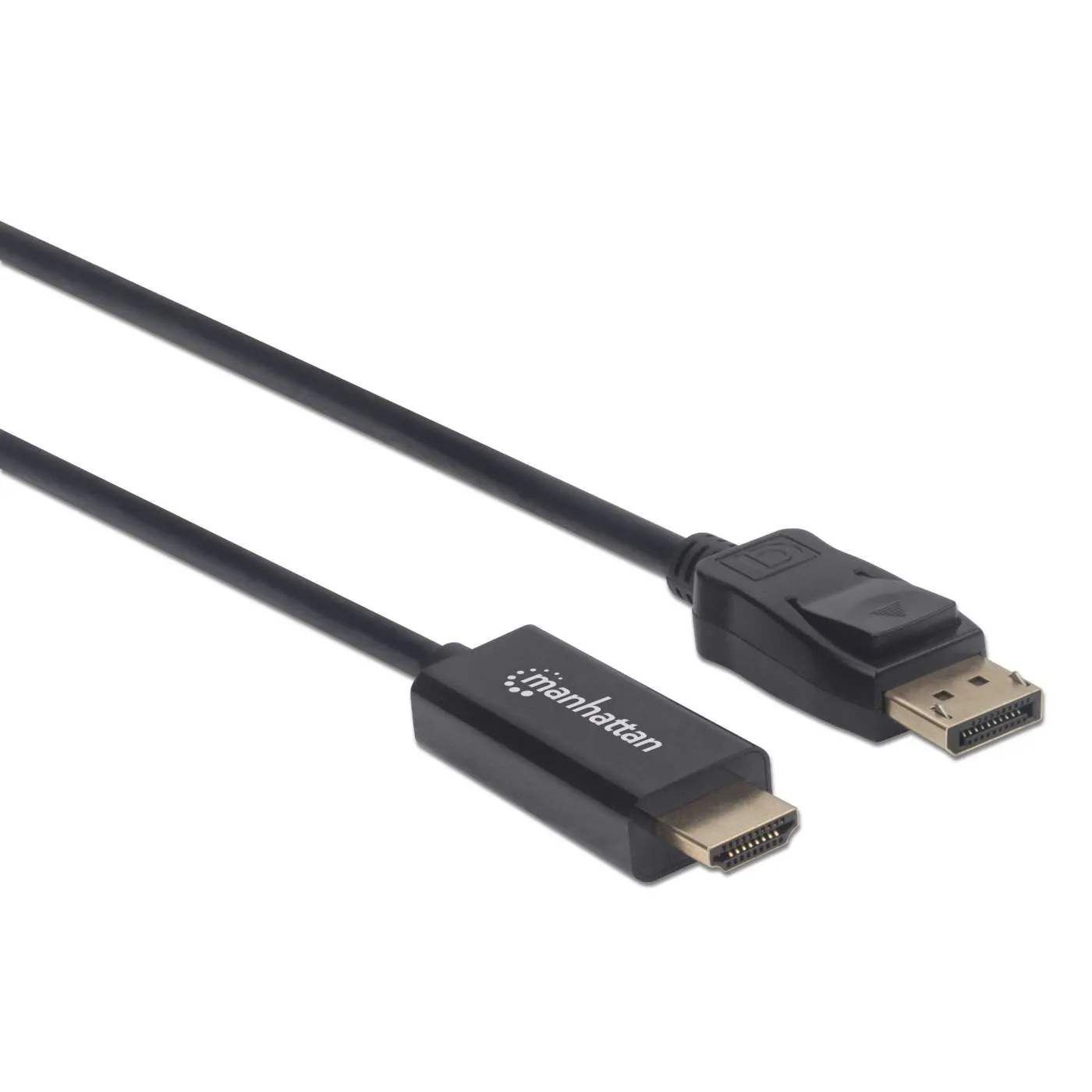 Manhattan DisplayPort-HDMI Cavo 4K@60Hz 1m Nero