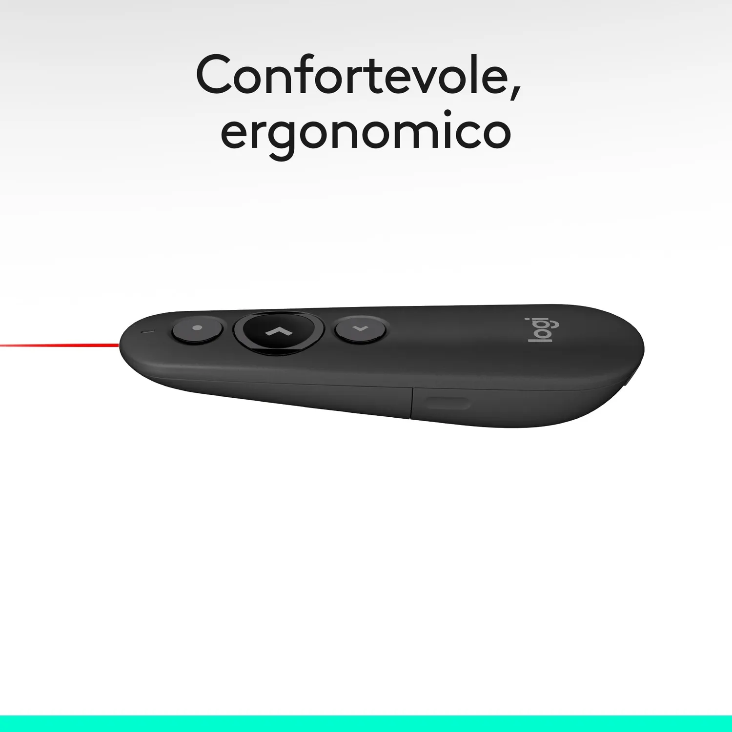 Logitech R500s telecomando presentazioni laser grigio scuro