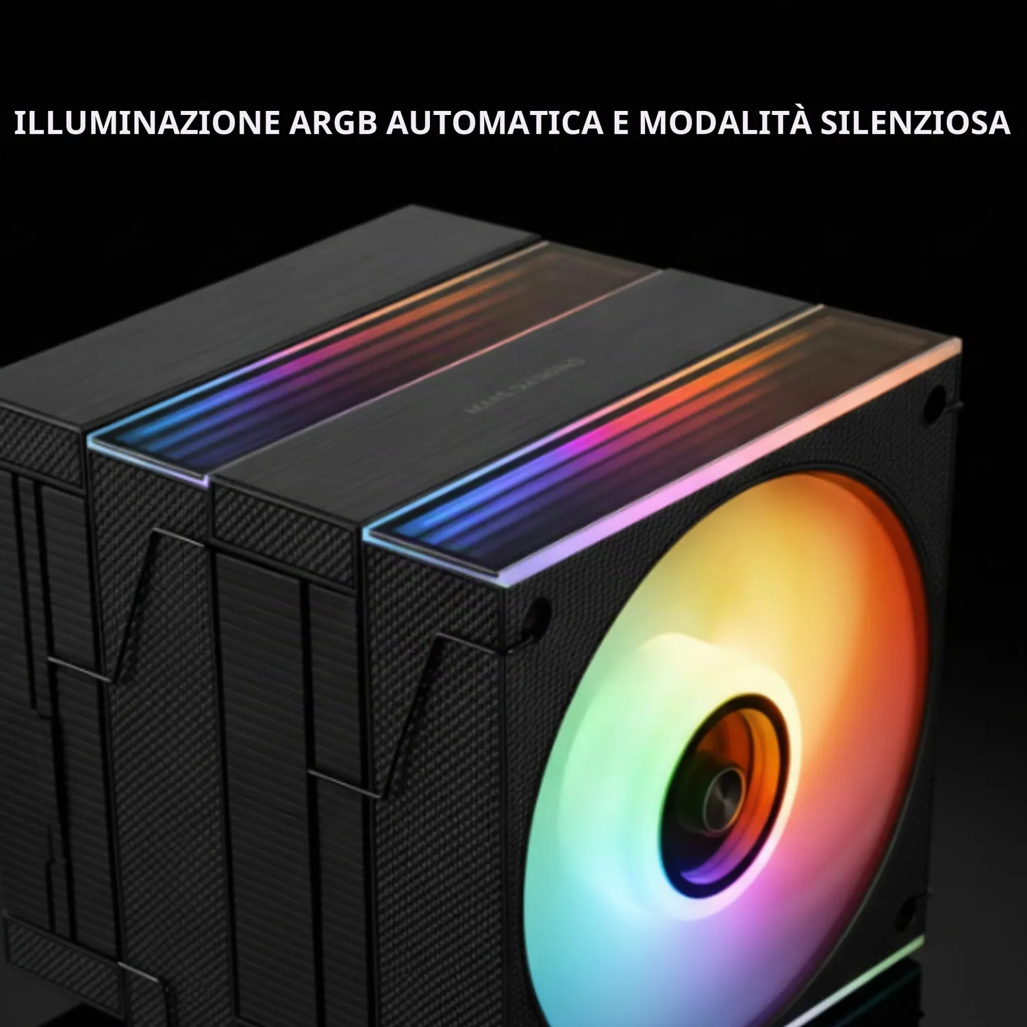 Mars Gaming MCPU-X26 dissipatore ad aria nero dual tower 350W