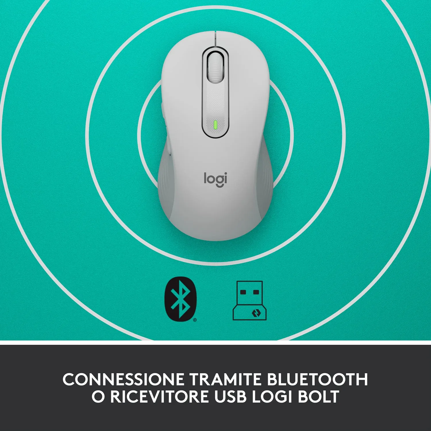 Logitech Signature M650 L mouse business silenzioso