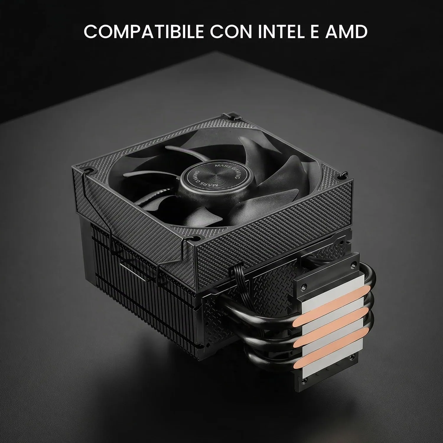 Mars Gaming MCPU-XPRO Dissipatore CPU 190W Nero Compatto