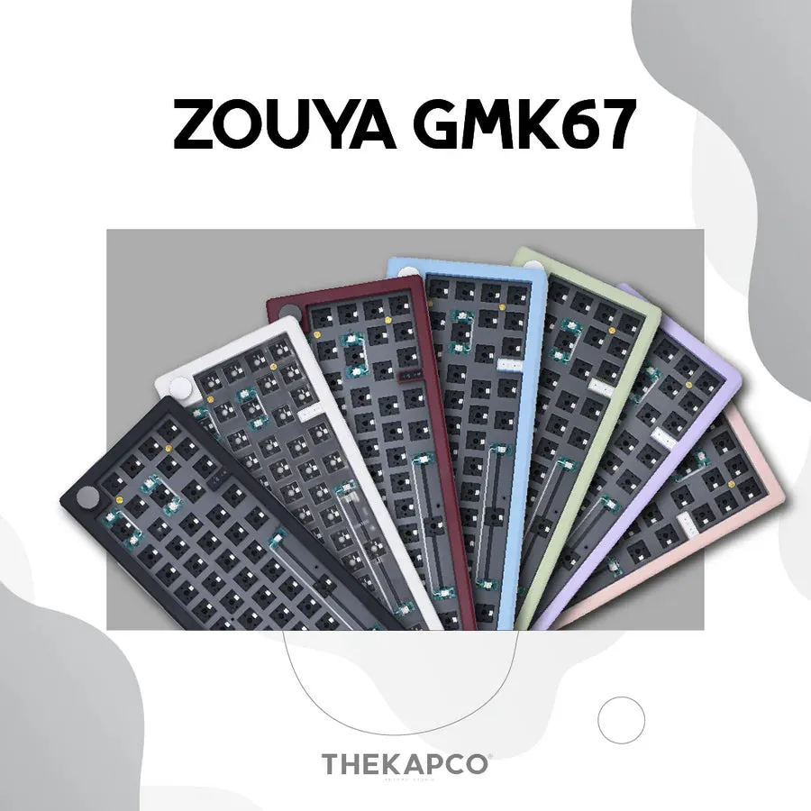 Zuoya GMK67 kit tastiera meccanica 65% RGB nero