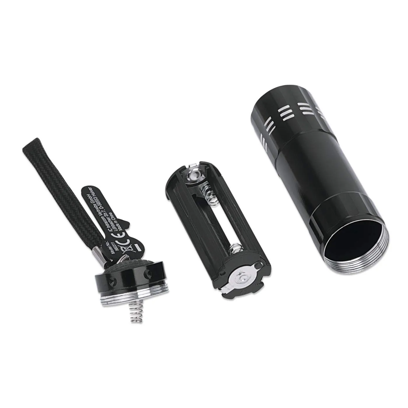 Manhattan LED Aluminum Flashlight torcia LED alluminio 3 pezzi