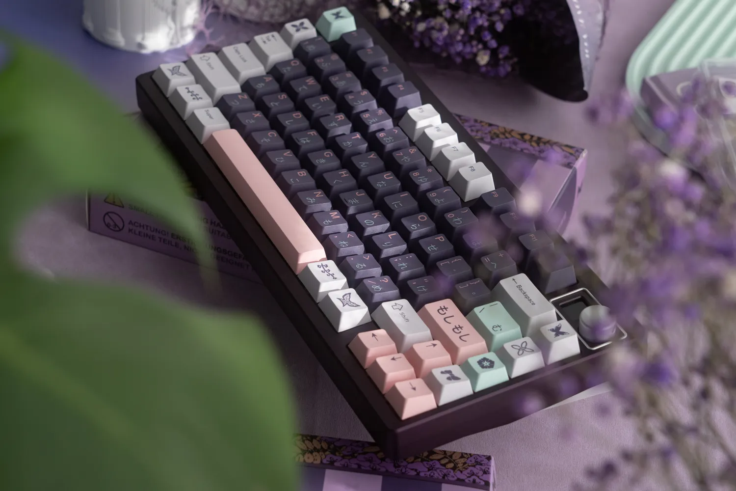 KBS Butterfly Girl keycap PBT Cherry Base anime