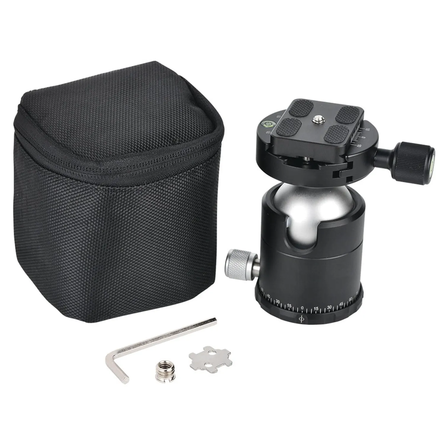 Zunate X-44 testa a sfera treppiede 44 mm 12 kg alluminio