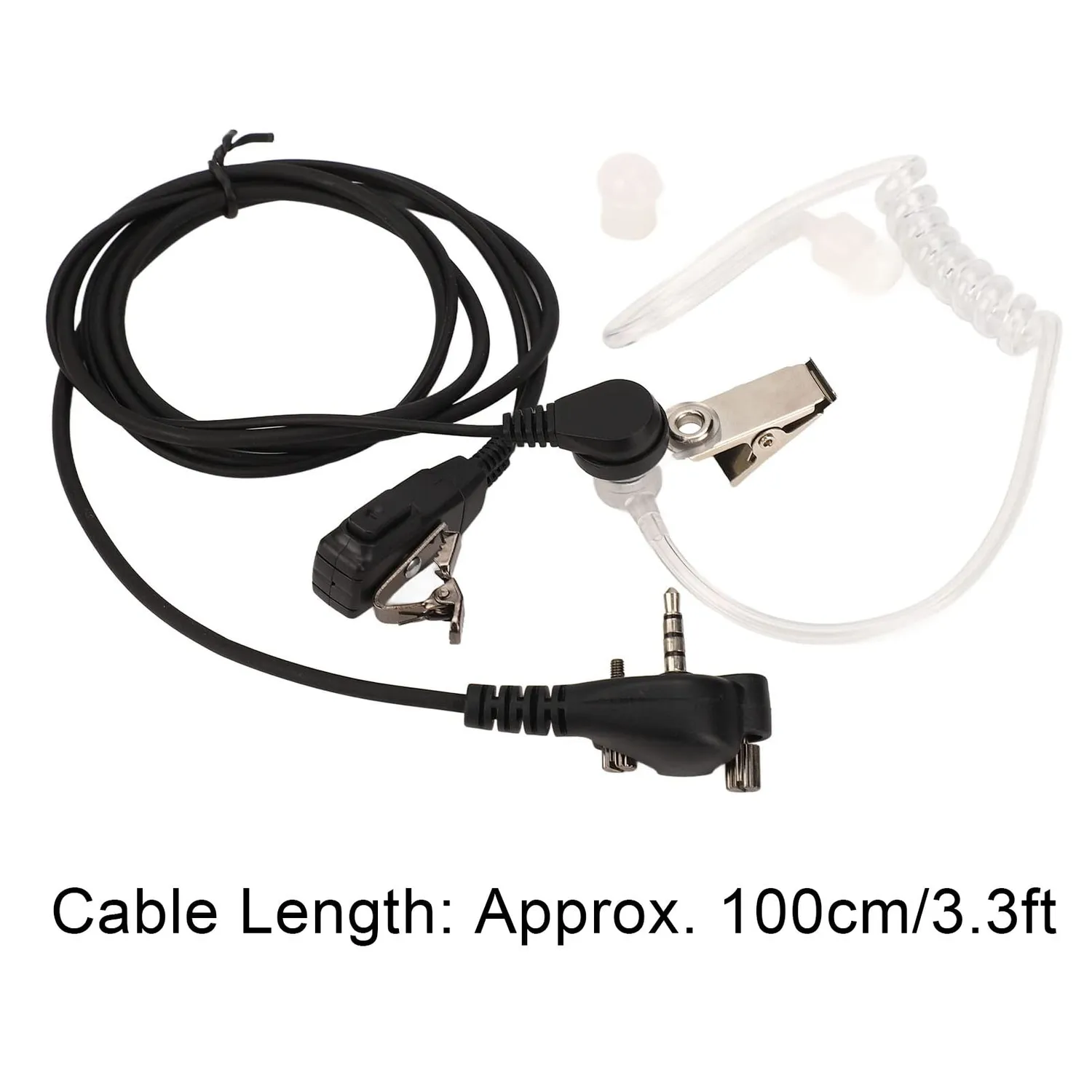 Zunate auricolare tubo acustico walkie talkie 3,5 mm 5 pezzi